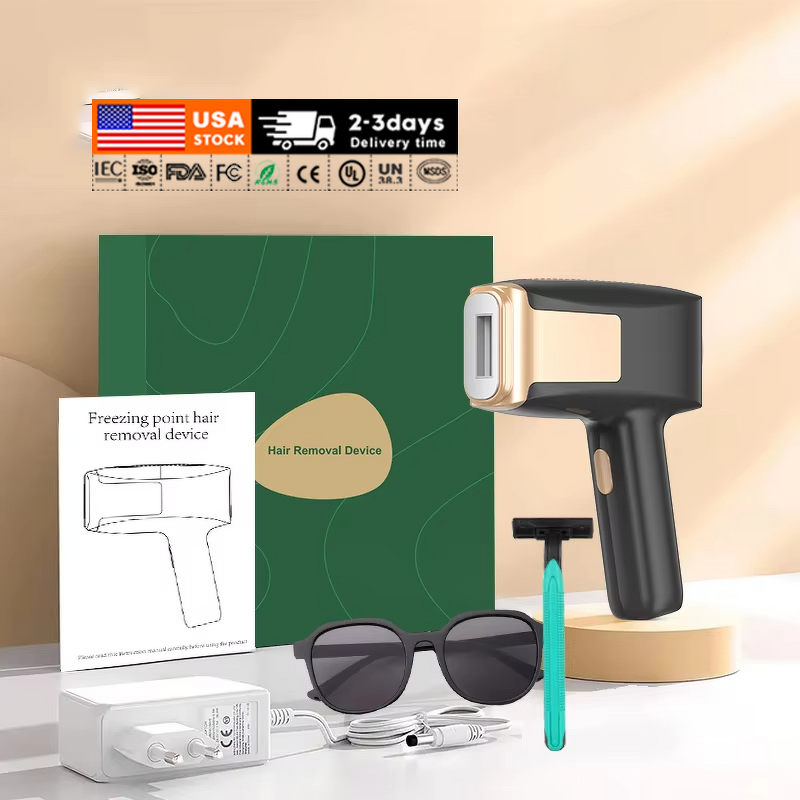 Rechargeable IPL Hair Removal Machine Manufacturer - Ice Cooling Handset