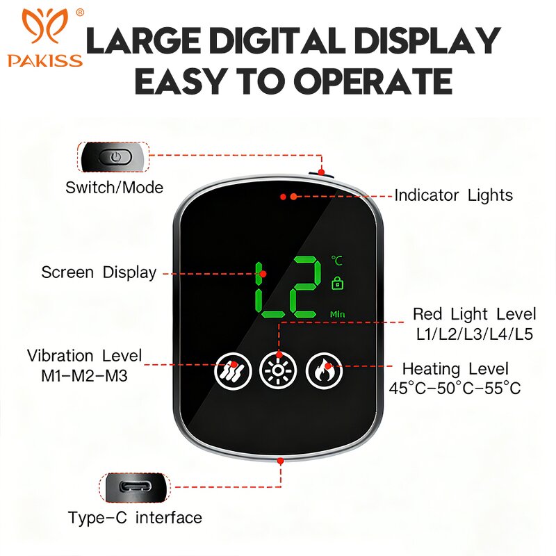 Red Light Therapy Shoulder Massager Factory - Infrared Heating Vibration Pad