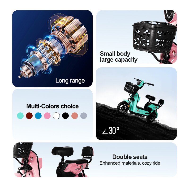 Electric Scooter Manufacturer - Steel Frame ABS Body OEM