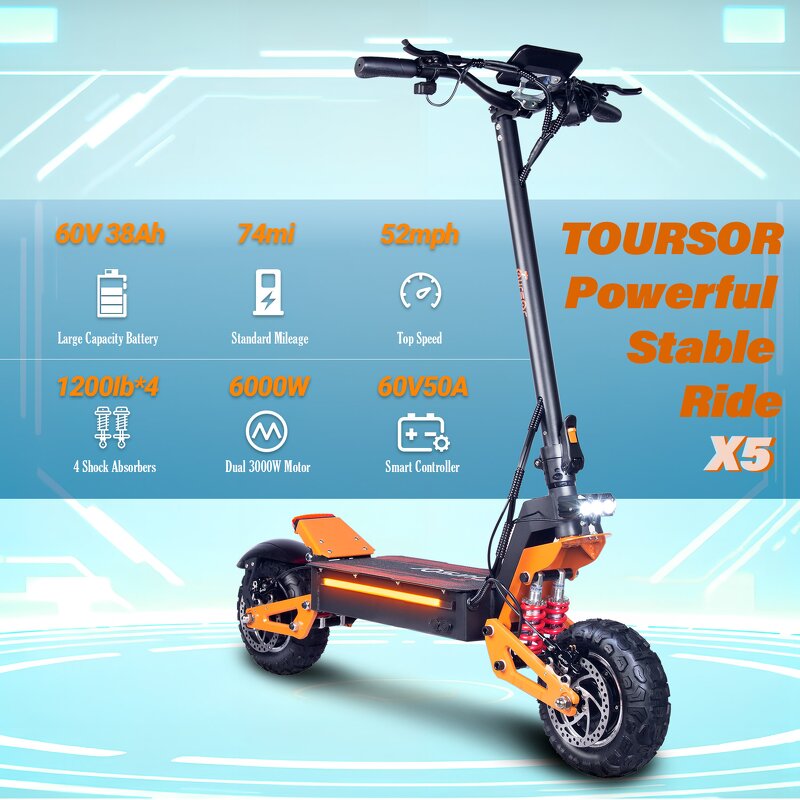 Electric Scooter Manufacturer - 6000W Dual Motor OEM Bulk