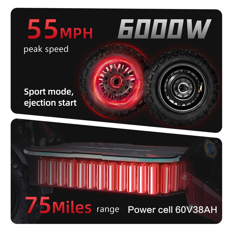 Electric Scooter Manufacturer - 6000W Dual Motor OEM