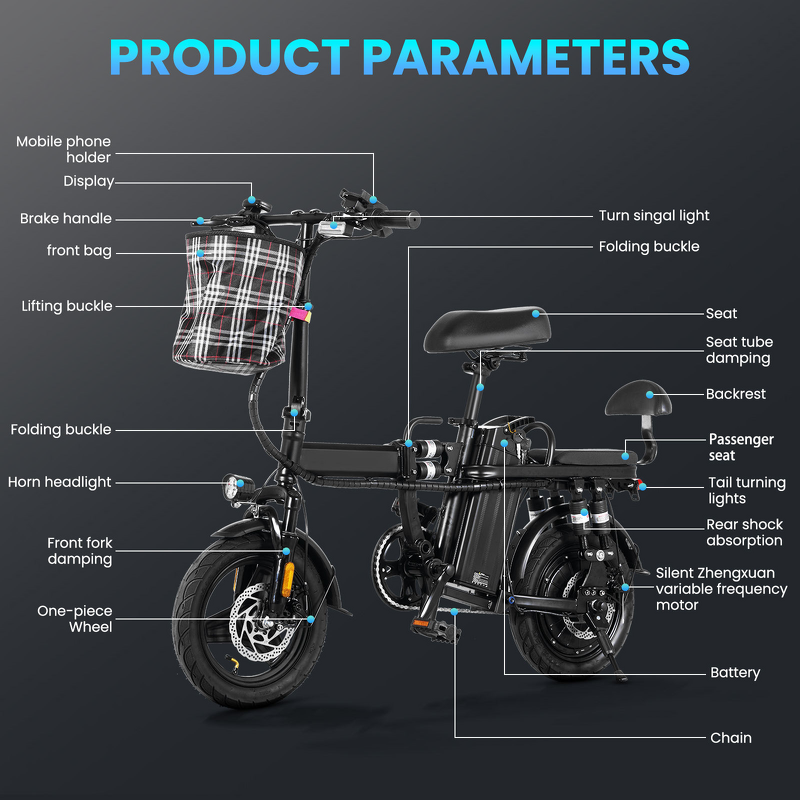 Folding E Bike Manufacturer - 14 Inch Long Range OEM
