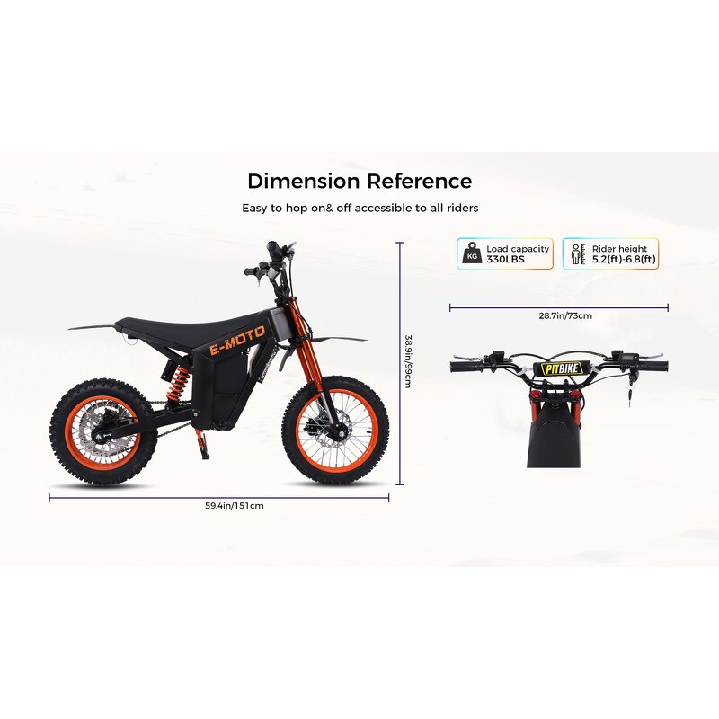 Electric Dirt Bike Manufacturer - 3000W Hydraulic Brake OEM