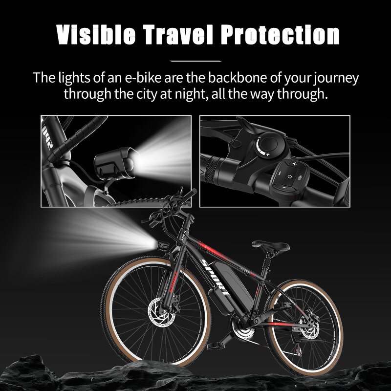 Electric Mountain Bike Manufacturer - 500W 7-Speed OEM