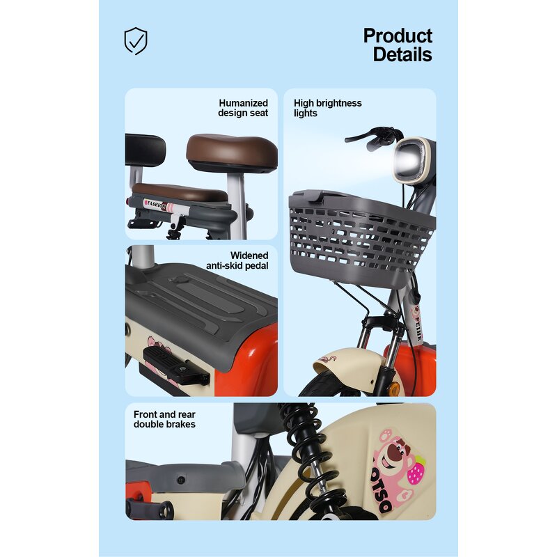 Electric Moped Manufacturer - Dual Seat 350W OEM/ODM