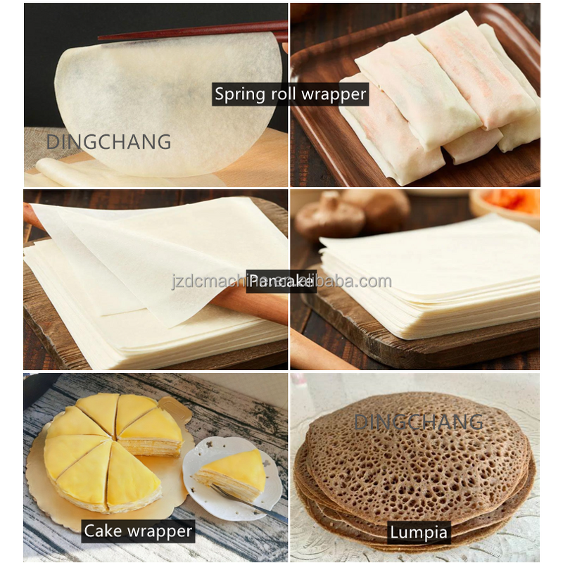 Lumpia Wrapper Machine Manufacturer - Gas Heating OEM