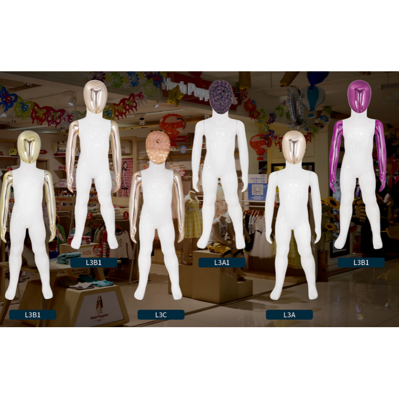 Kids Mannequin Manufacturer - White Full Body