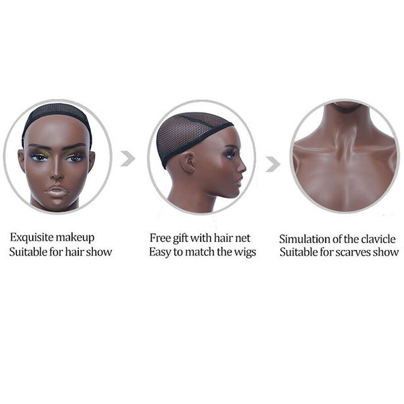 Wig Display Head Manufacturer - With Shoulder Bulk