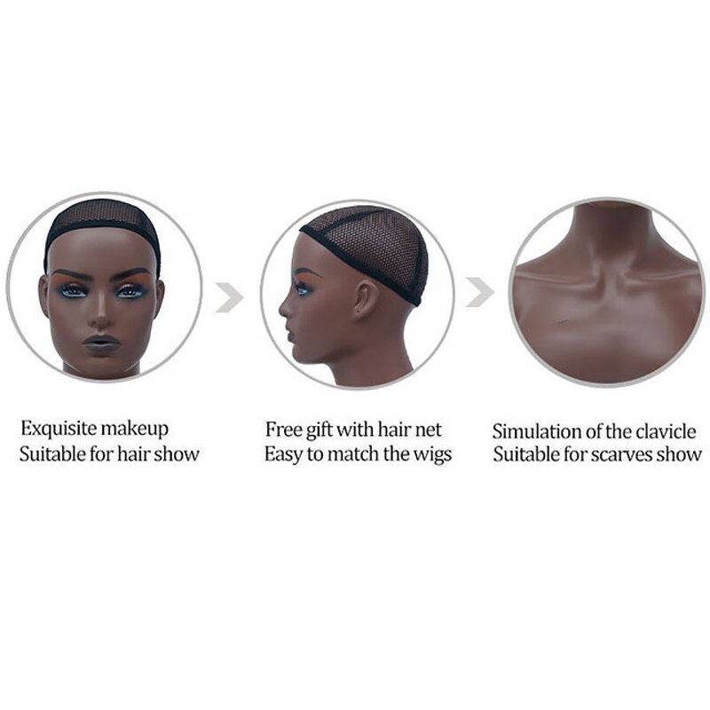 Wig Display Head Manufacturer - Realistic Bulk