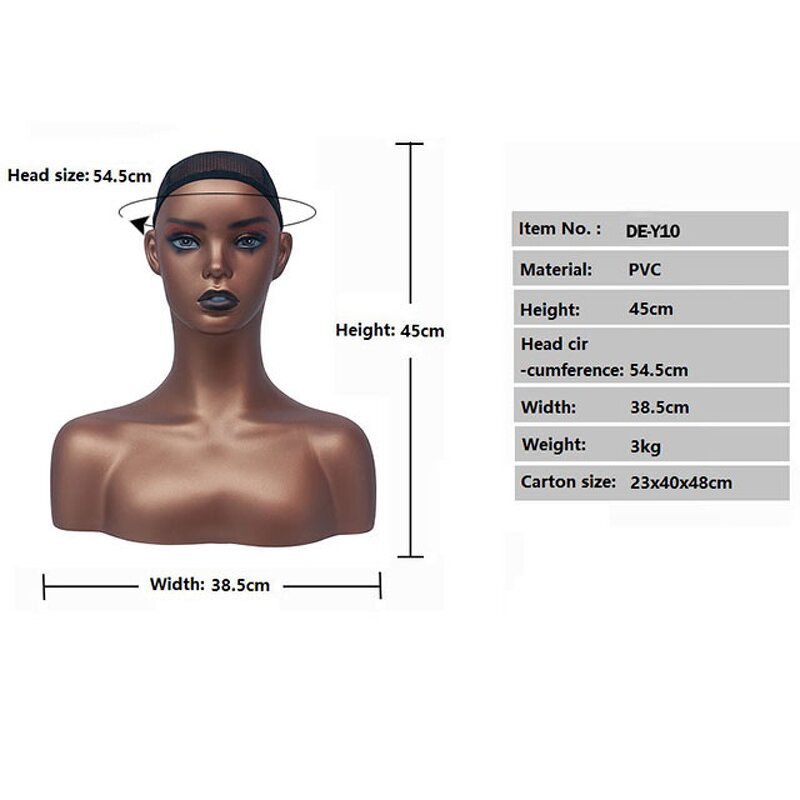 Wig Display Head Manufacturer - Realistic OEM/ODM