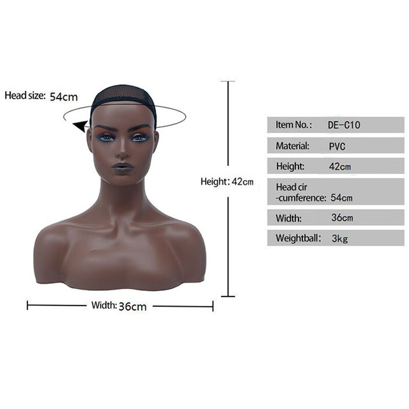 Wig Display Head Manufacturer - Realistic Bulk