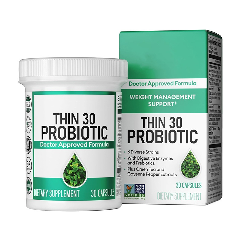 Digestive Enzyme Capsule Factory - OEM Probiotic Green Tea Chili Slim Probiotics Thin