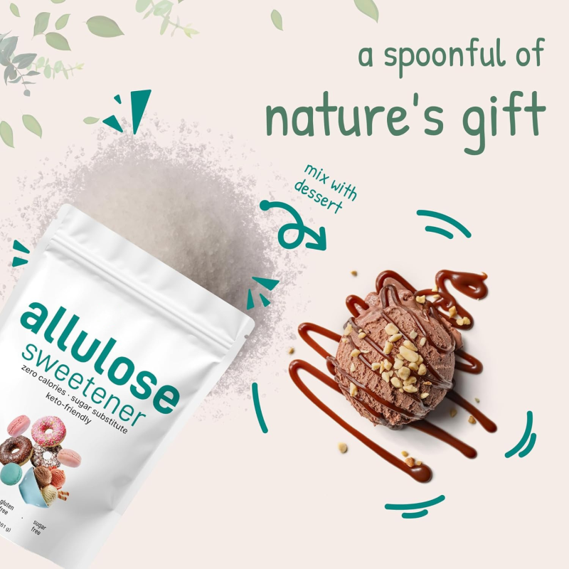 Allulose Powder Manufacturer - OEM Sweetener Powder 3lb Zero Sugar Zero Calorie Halal