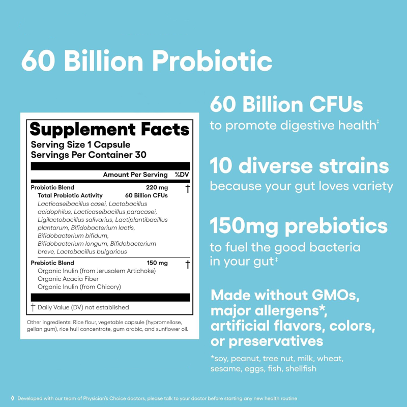 Probiotic Capsule Supplier - Bulk OEM 60 Billion Dietary Supplement Adult Wellness
