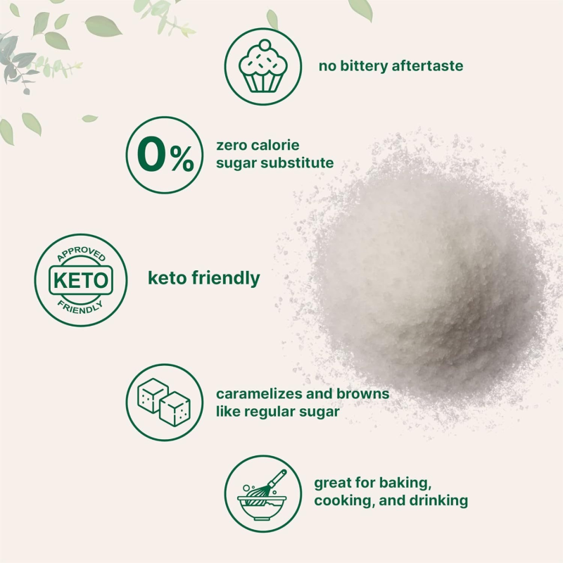 Allulose Powder Manufacturer - OEM Sweetener Powder 3lb Zero Sugar Zero Calorie Halal