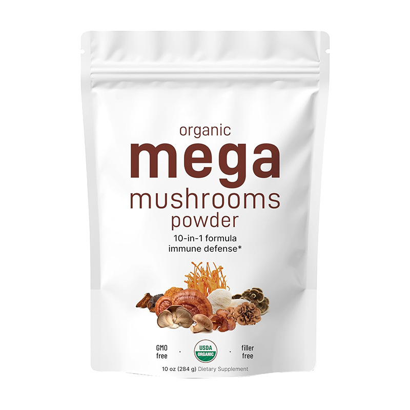 Mushroom Powder Supplier - Bulk OEM Mega Mushroom 10-in-1 Super Blend 284g Immune