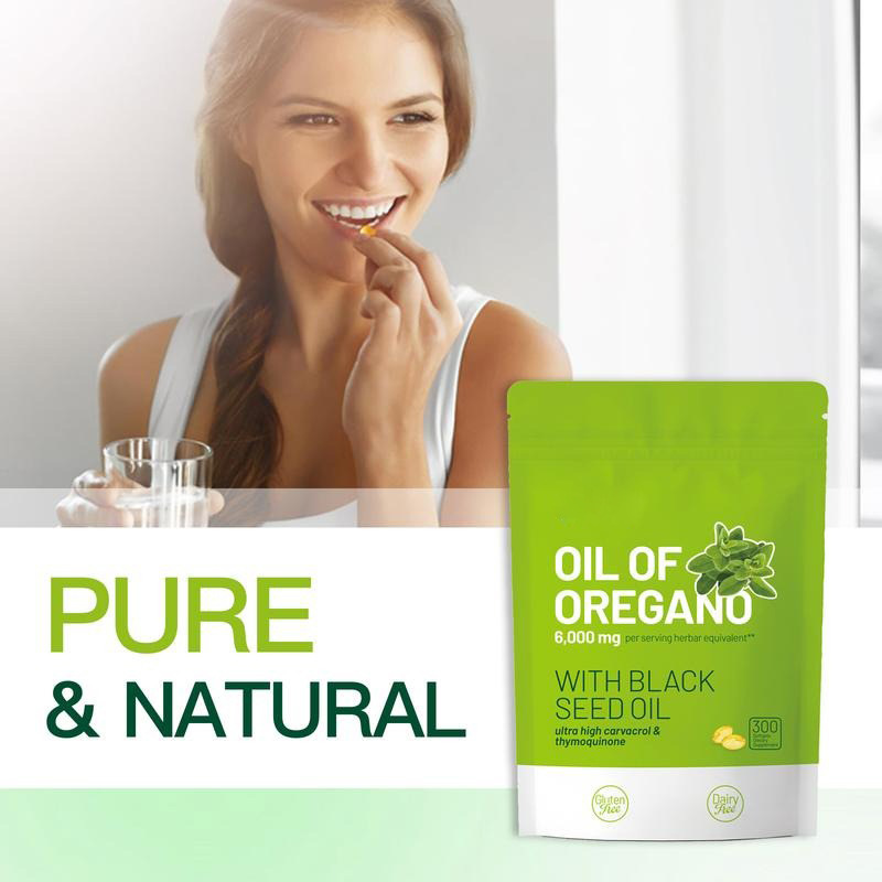 Black Seed Oil Softgel Supplier - Bulk Niuzhi Best-Selling 300 Softgel Oregano Oil Support