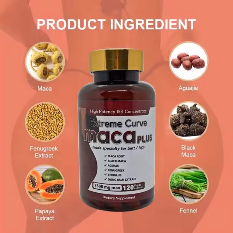 Maca Capsule Manufacturer - Bulk OEM Factory Buttock Enhancement Firming Hip Enlargement