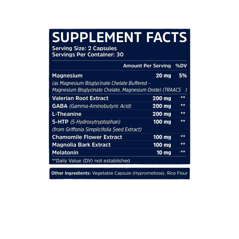 Melatonin Capsule Manufacturer - OEM Cross-Border Hot 60 Capsules Herbal Supplements