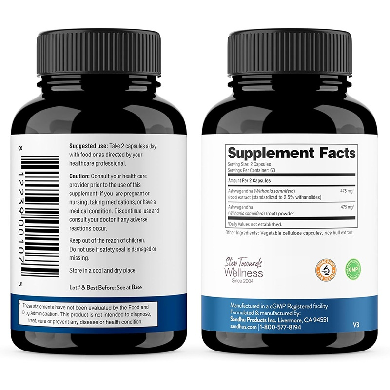 Sleep Supplement Manufacturer - OEM High Quality 950mg Herbal 120-Capsule South African