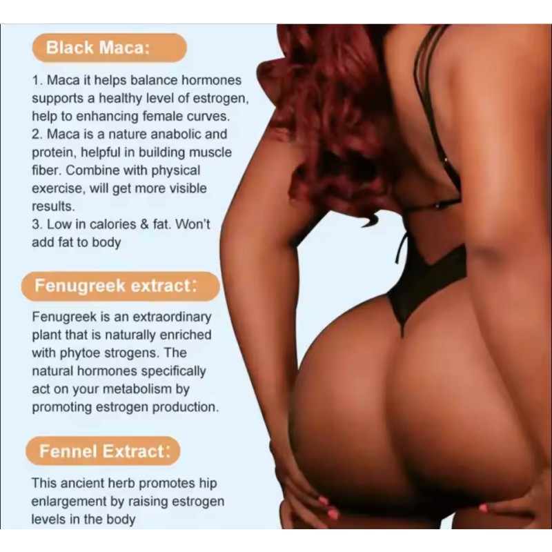 Maca Capsule Manufacturer - Bulk OEM Factory Buttock Enhancement Firming Hip Enlargement
