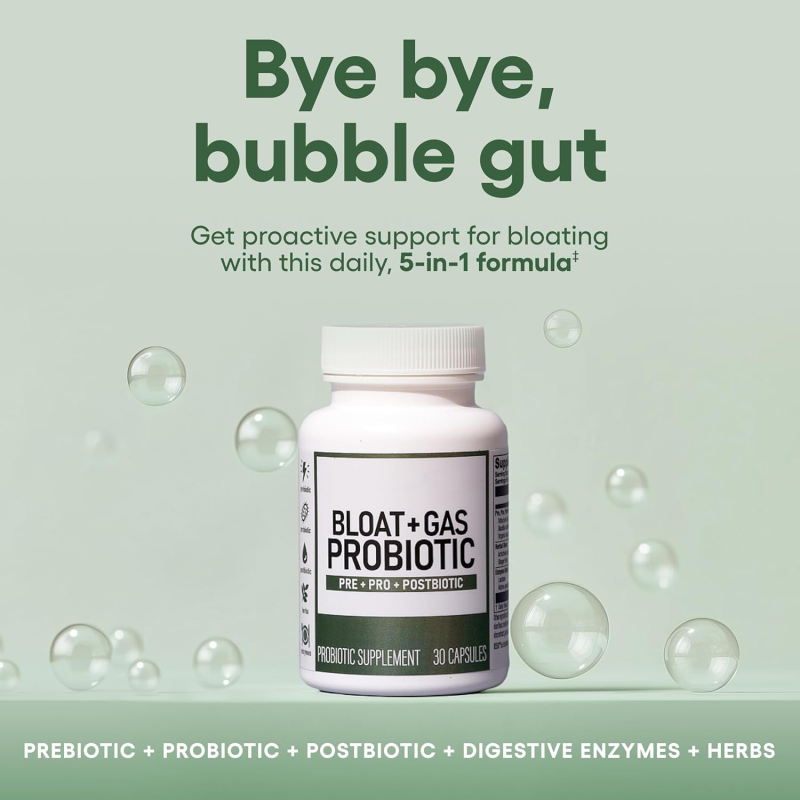 Gut Health Capsule Manufacturer - OEM Adult Probiotic Reduce Bloat Gas 2 Pills Daily