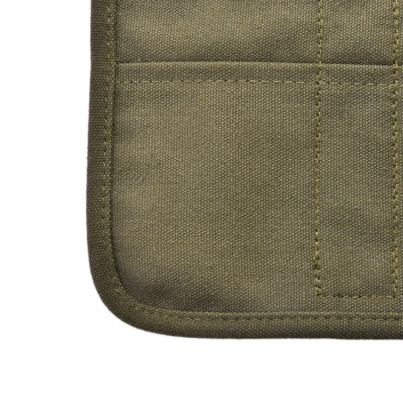 Pencil Case Manufacturer - Canvas Army Green