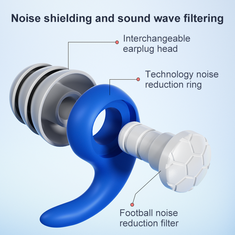 Noise Cancelling Earplugs Manufacturer - Football Shaped