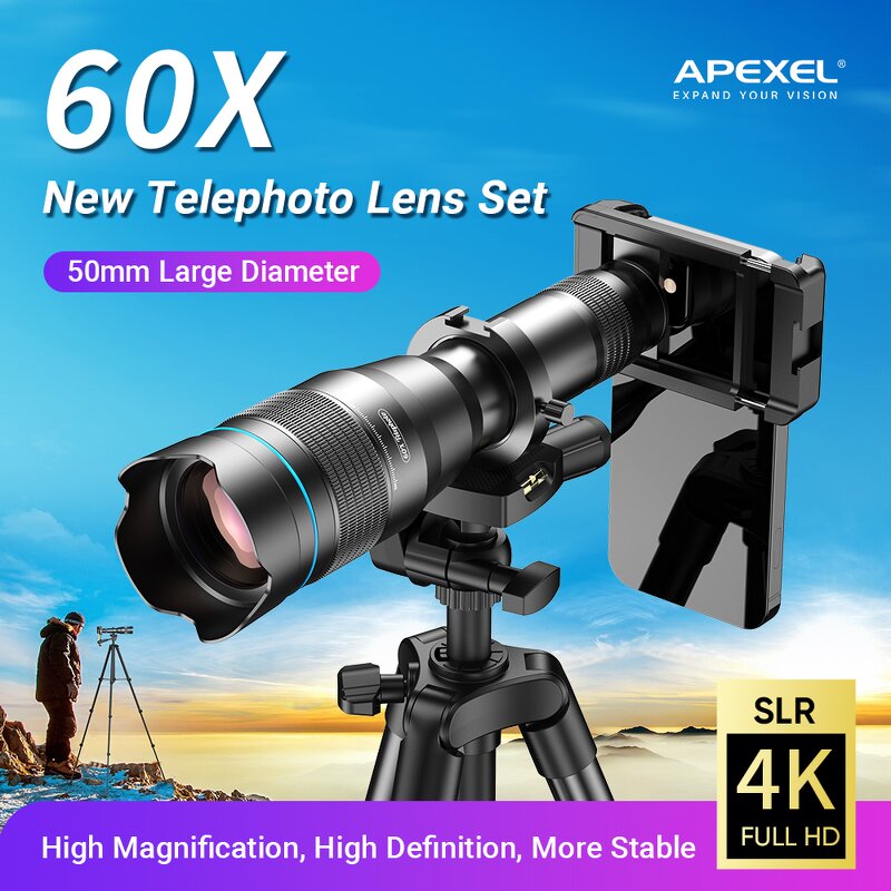 Telephoto Lens Kit Manufacturer - 60X for iPhone