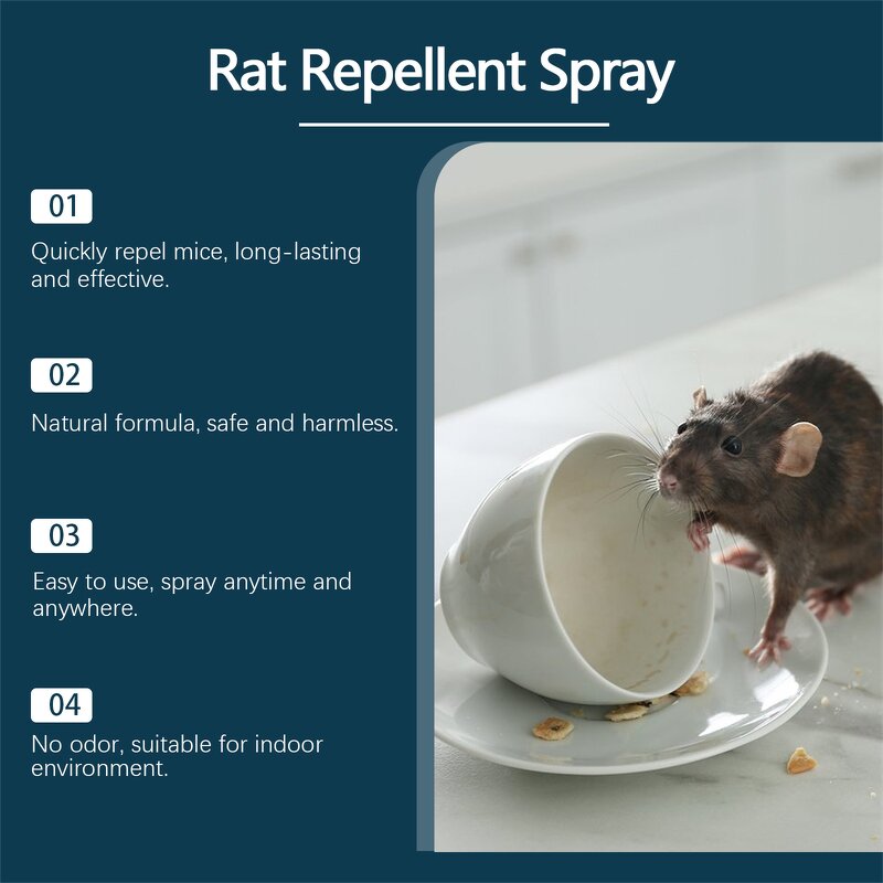 Rodent Repellent Spray Manufacturer - 120ml
