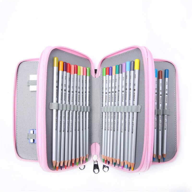 Pencil Case Manufacturer - 3 Layers 55 Holes