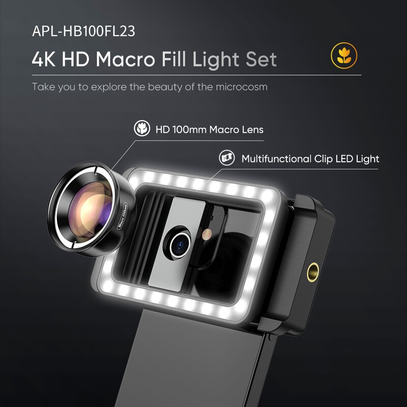 Macro Lens Kit Manufacturer - 4K Fill Light
