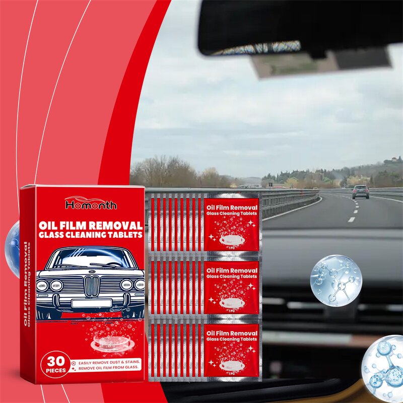 Glass Cleaning Tablets Manufacturer - 30pcs OEM