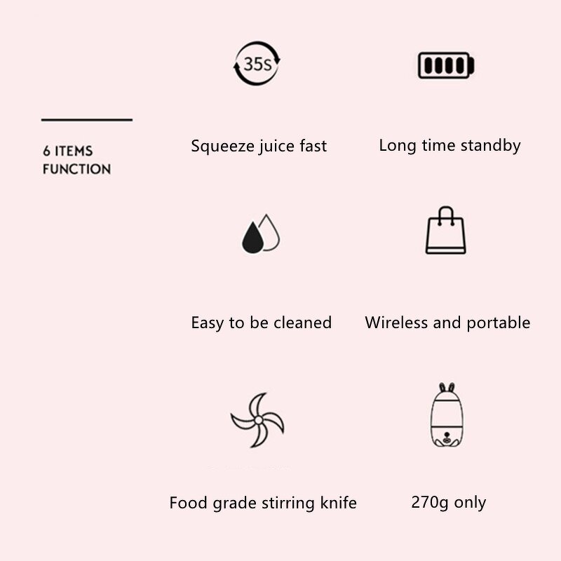 Electric Juicer Manufacturer - Portable Wireless