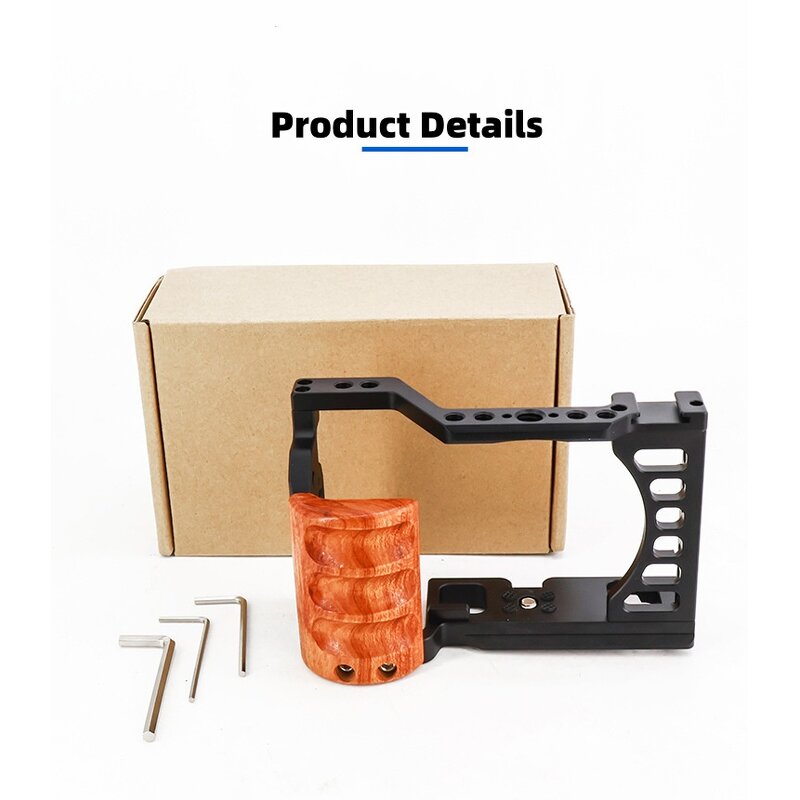 Camera Cage Manufacturer - Wood Grip Aluminum