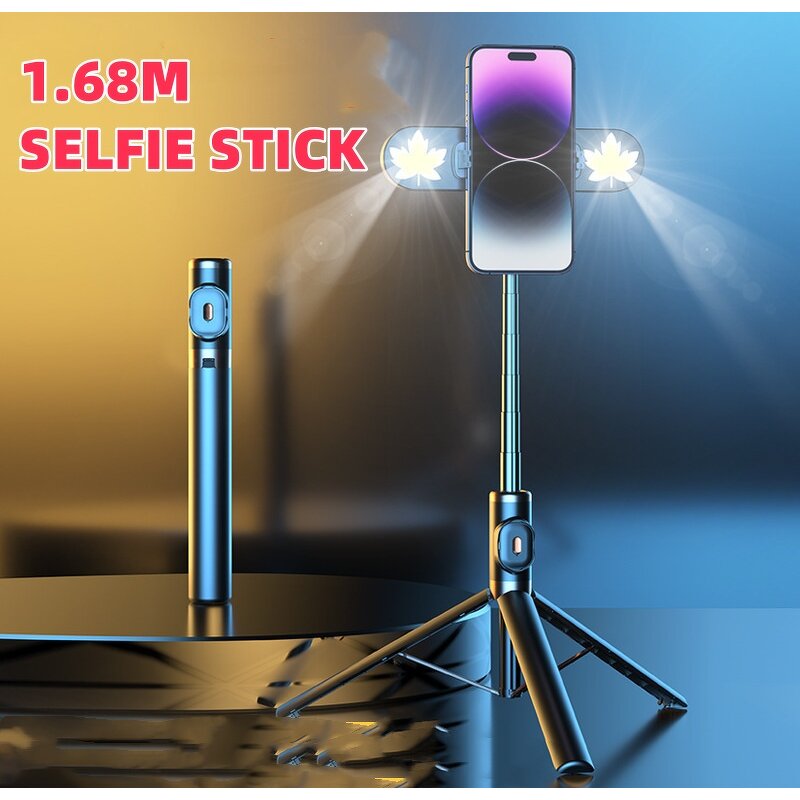 Phone Tripod Manufacturer - 1.68m with Light