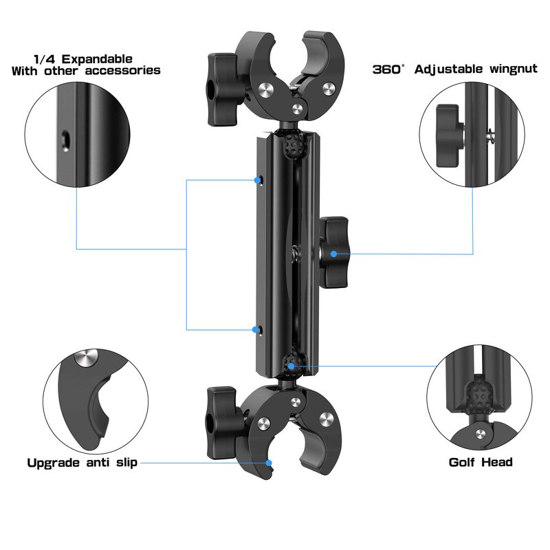 Motorcycle Mount Kit Manufacturer - Double Clamp