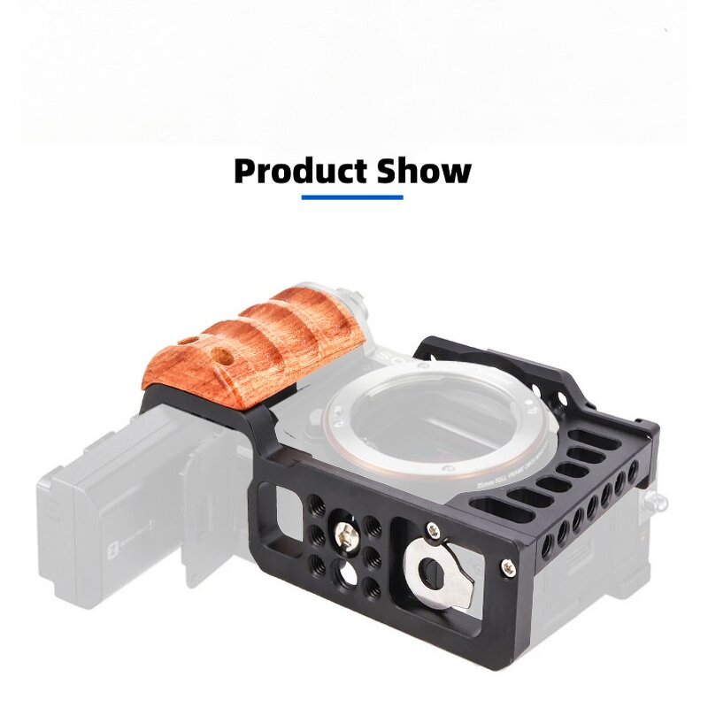 Camera Cage Manufacturer - Wood Grip Aluminum