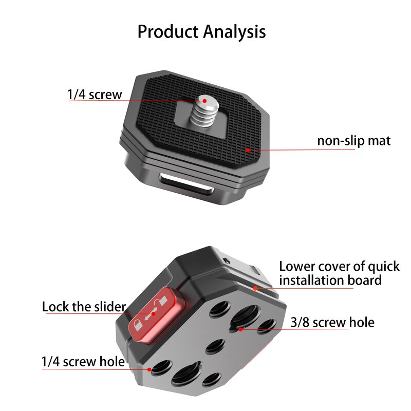 Quick-Release Plate Manufacturer - For Gimbal