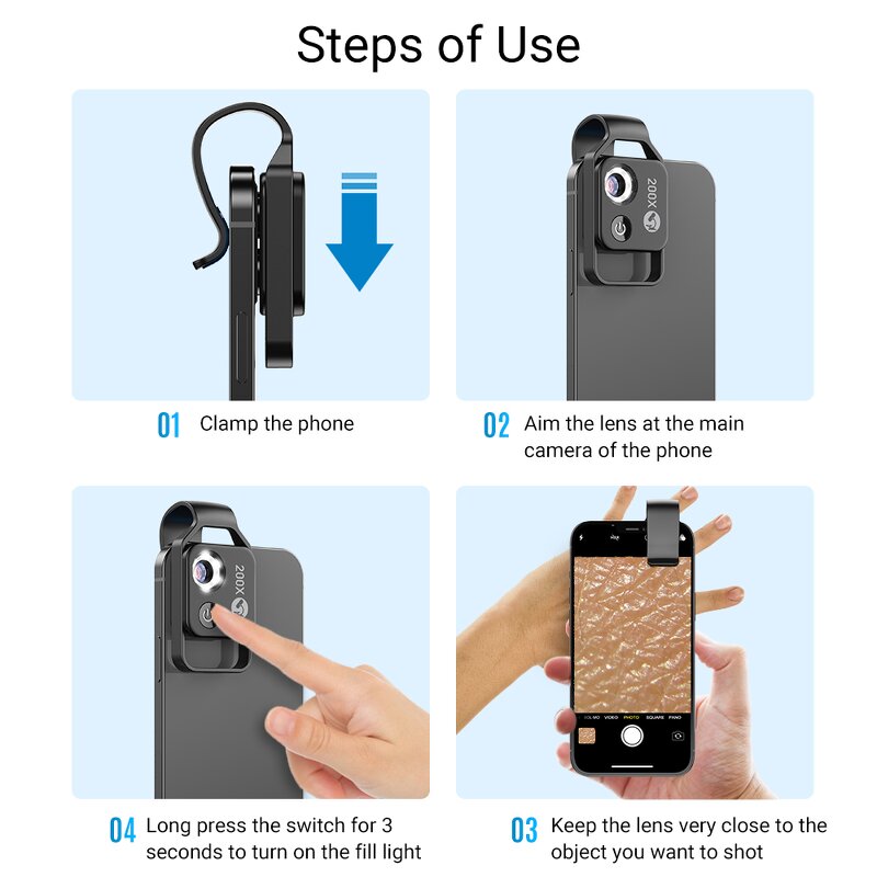 Microscope Lens Manufacturer - 200X Magnifying
