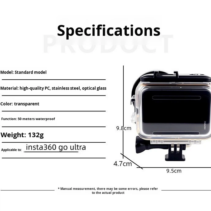 Waterproof Case Manufacturer - 50M for GO Ultra