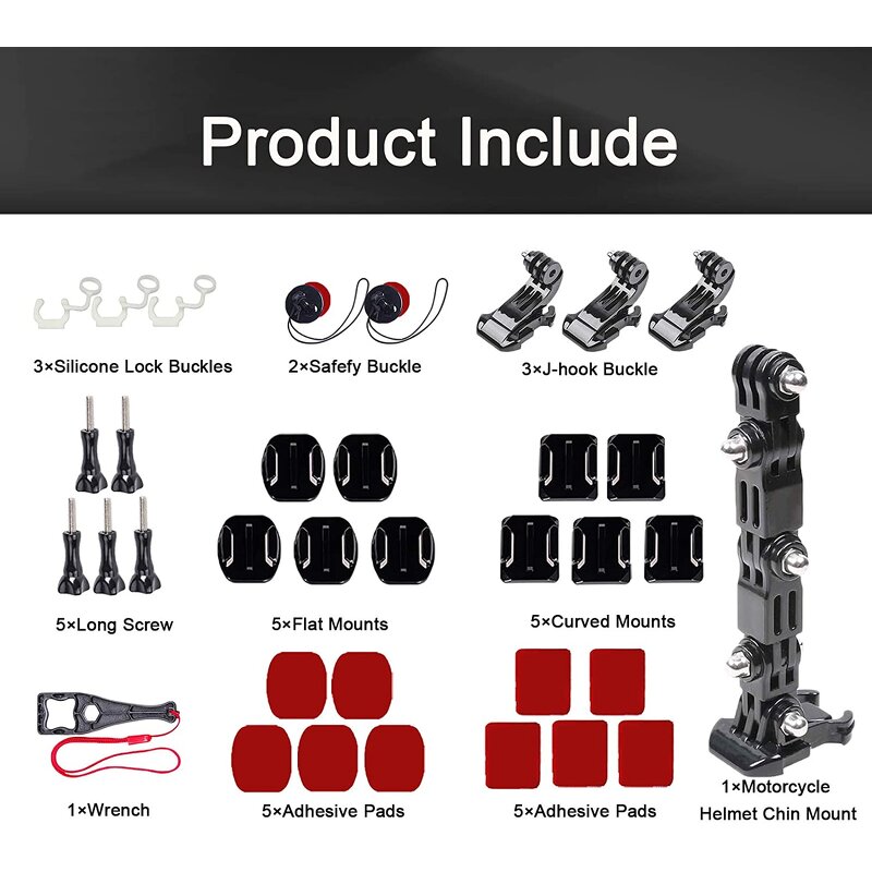 Action Camera Mount Kit Manufacturer - 37in1 OEM