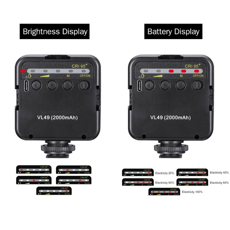 LED Video Light Manufacturer - VL49 Portable