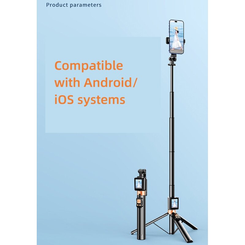 Selfie Stick Tripod Manufacturer - 1.7m with LCD