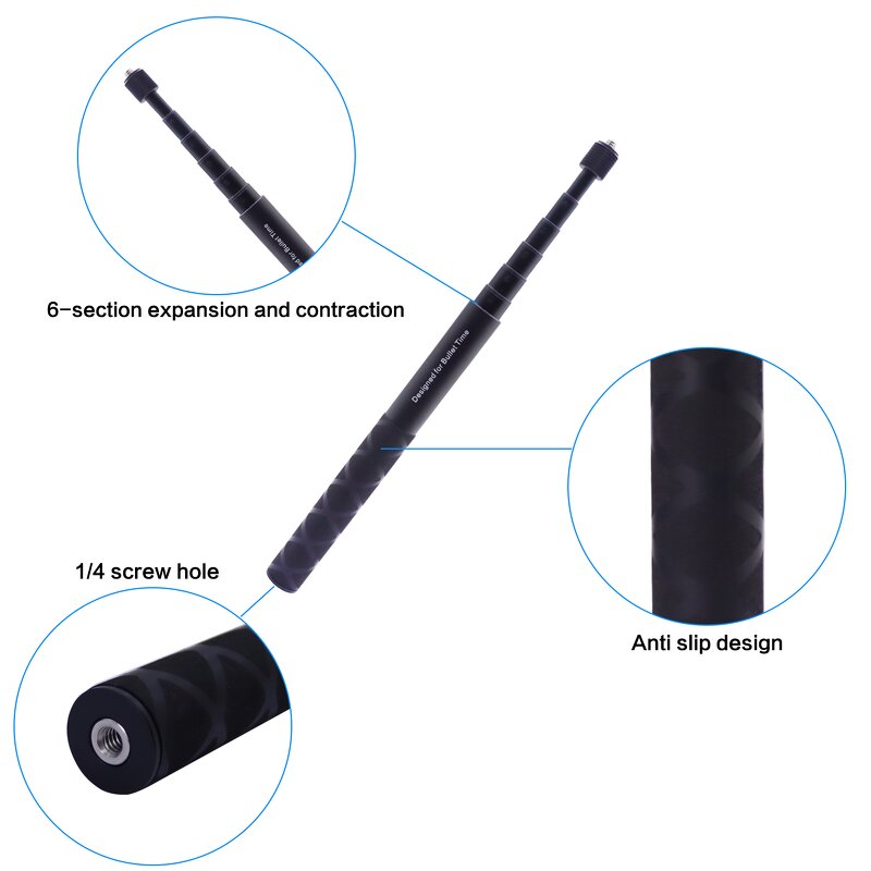 Selfie Stick Manufacturer - 1.2m Aluminum OEM