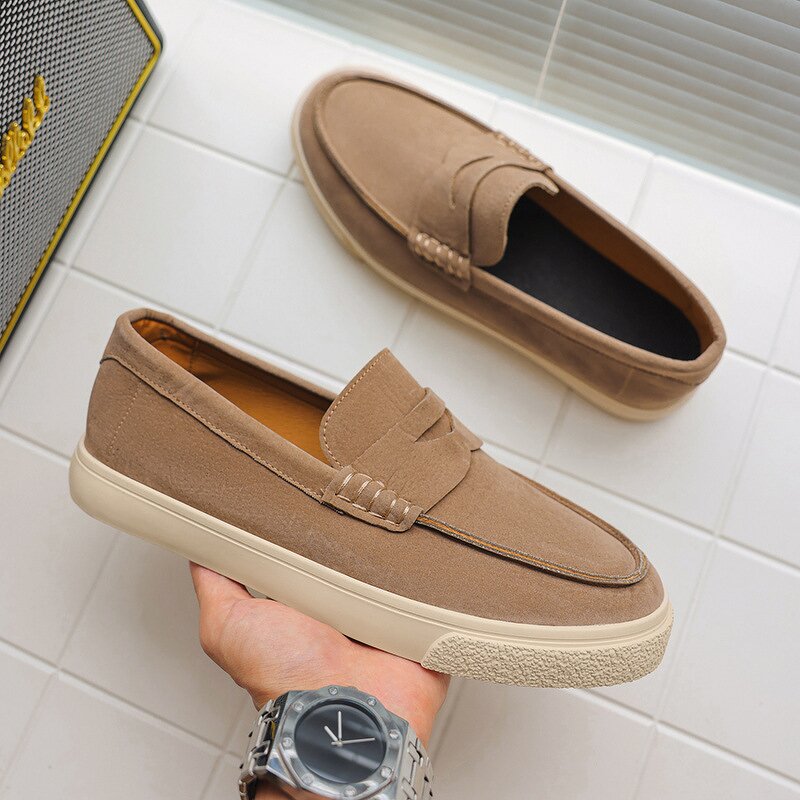 Men's Loafers Manufacturer - Cow Suede OEM/ODM