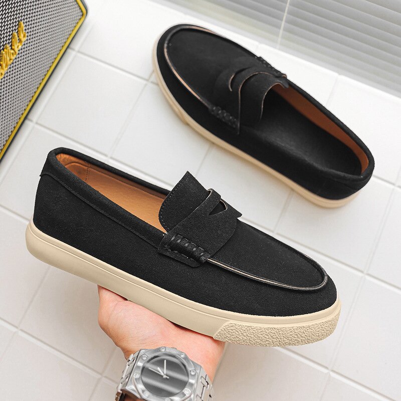 Men's Loafers Manufacturer - Cow Suede OEM
