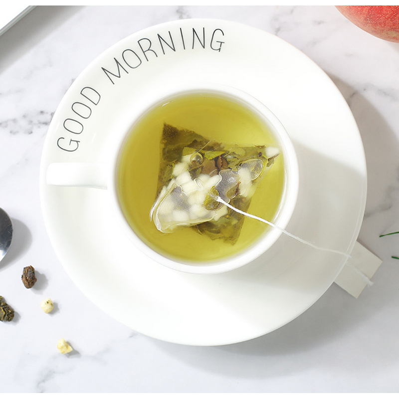 Pyramid Tea Bag Factory - Food Grade Nylon Mesh Corn Fiber Empty