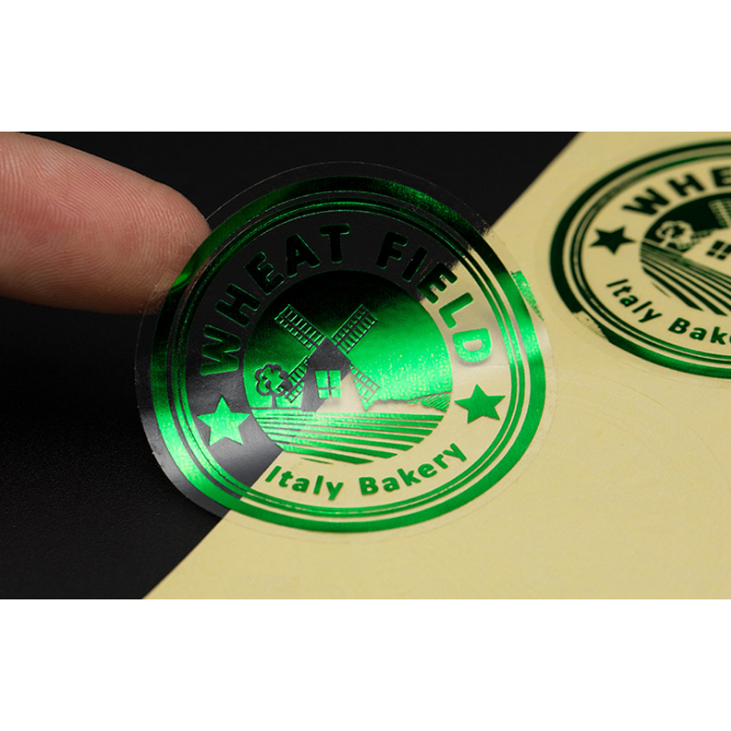 Packaging Labels Stickers Manufacturer - Custom Clear Logo Round Christmas Vinyl PVC