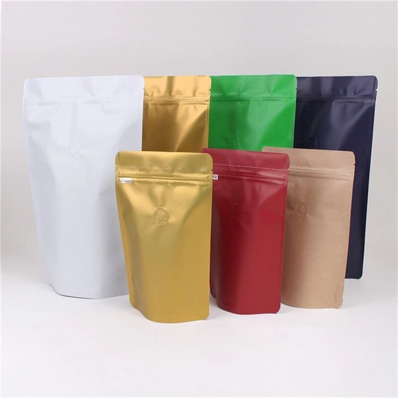 Stand-up Zipper Food Bag Factory - Hot Sale Custom Logo Moisture Proof Aluminum Foil
